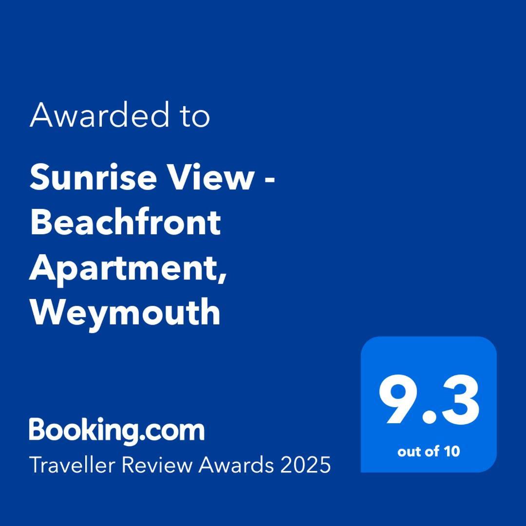 Sunrise View - Beachfront Apartment, Уэймут Экстерьер фото
